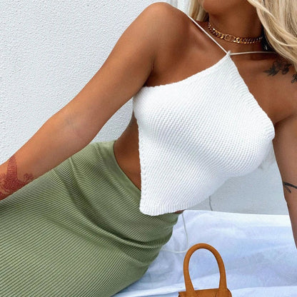Crop top retro femme