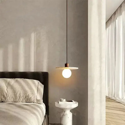 Lampe de Chevet Suspendue en Pierre Moderne