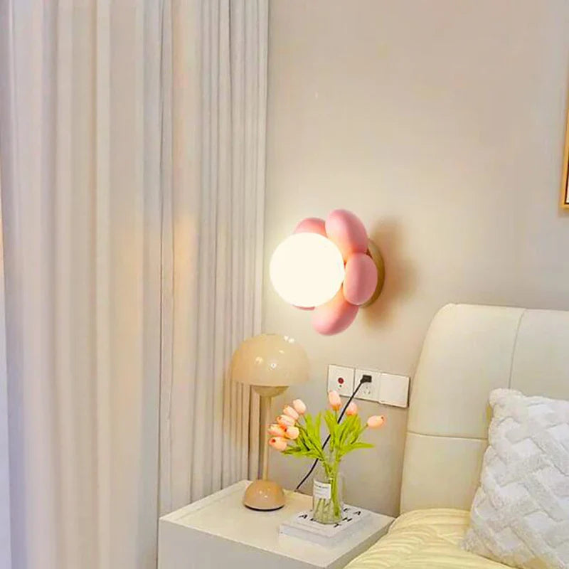 Lampe de chevet Murale Fleur Élégante Moderne
