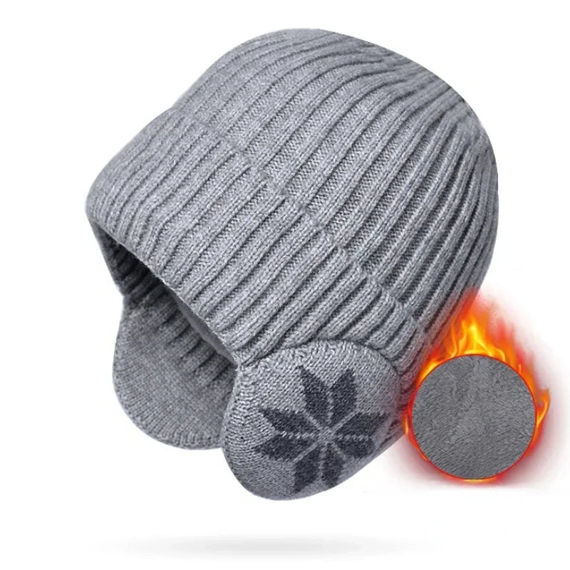 Bonnet Hiver avec Protège-Oreilles Ultra-Chaud & Doux - NordicWarm