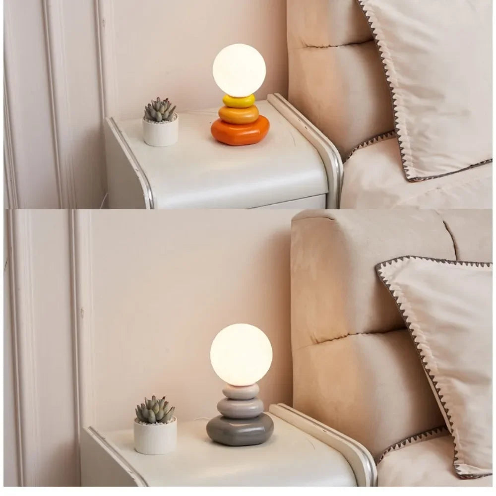 Lampe de chevet Galet Coloré