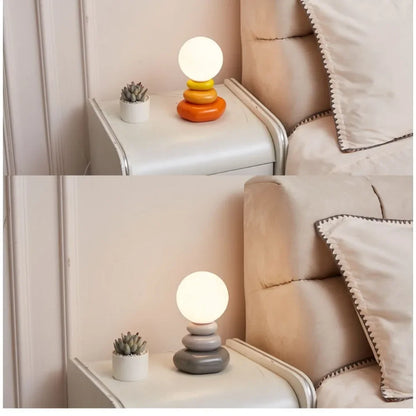 Lampe de chevet Galet Coloré