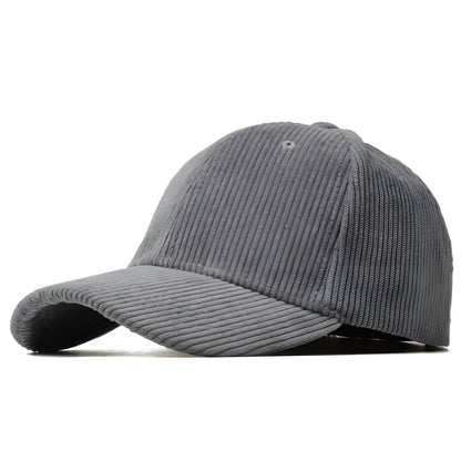 Casquette Unisexe Velours Côtelé