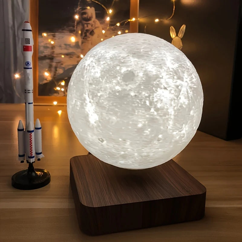 Lampe de Chevet Lune Flottante Magnétique
