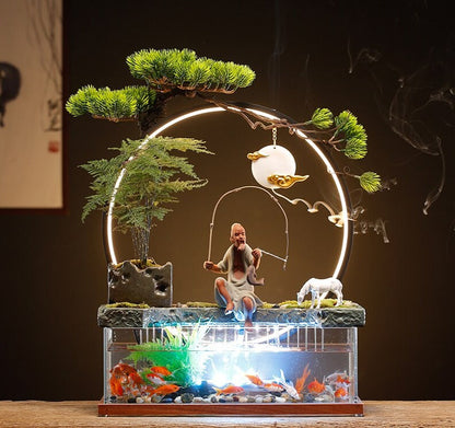 Aquarium Design avec Fontaine