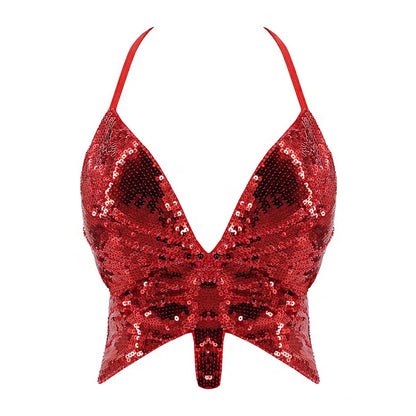 Papillon crop tops