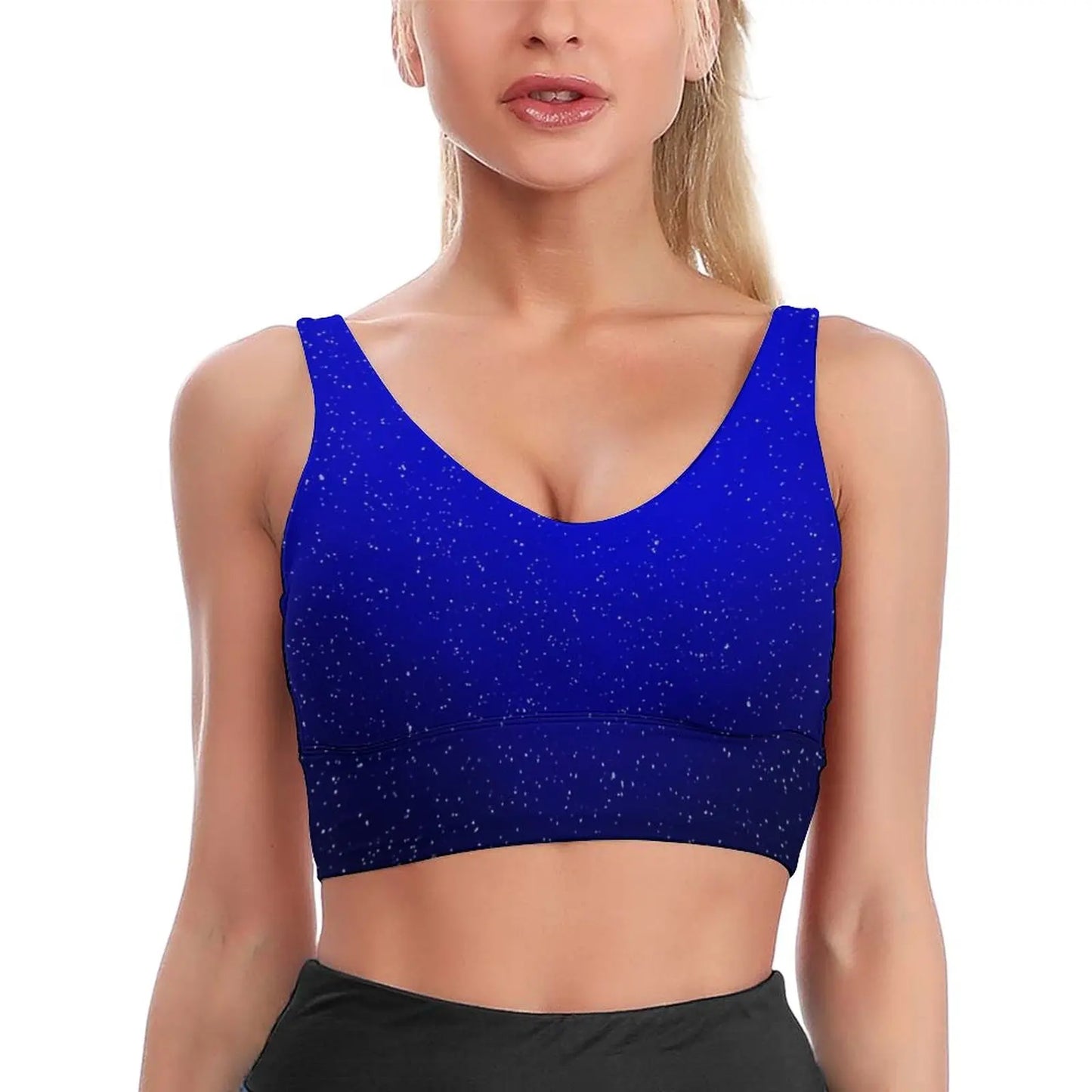 Crop top women galaxy