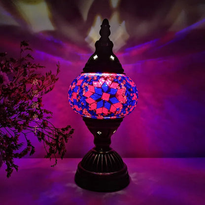 Lampe de chevet Vintage en Mosaïque - lampechevetdesign.com
