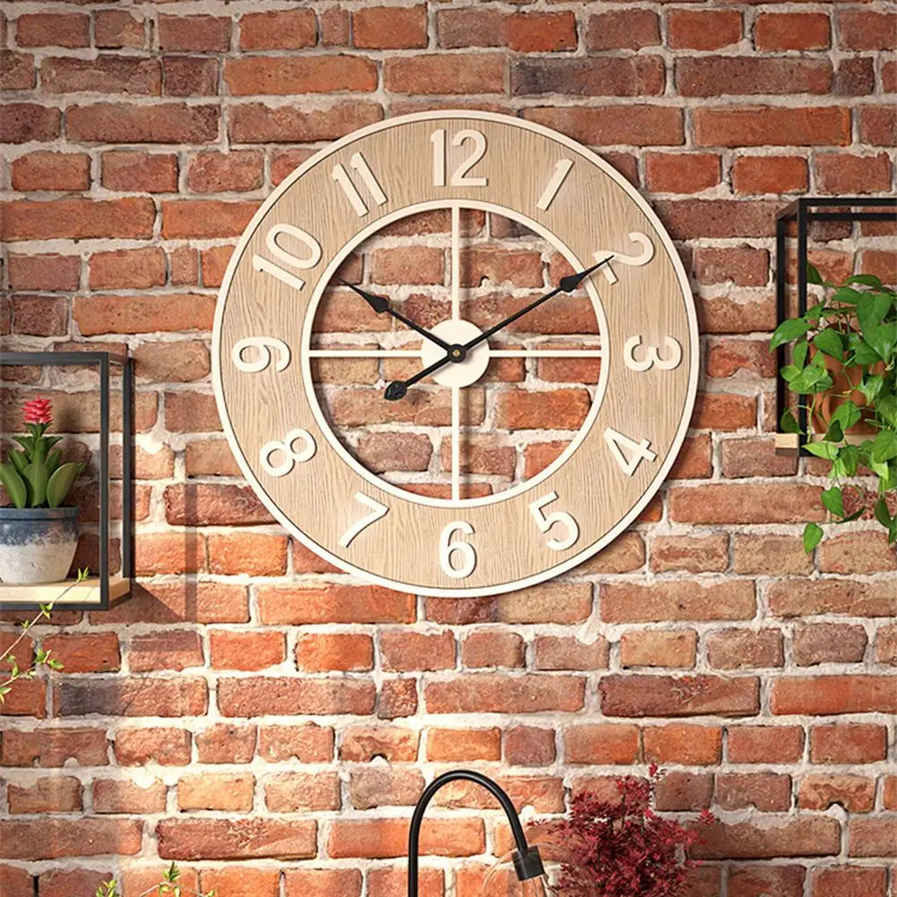 Horloge Murale Bois