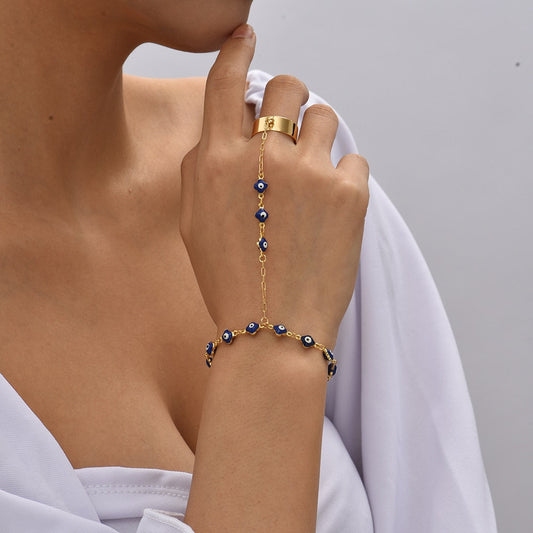 Bracelet Avec Bague Reliée