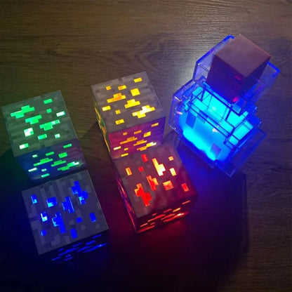 Lampe de Chevet Enfant Cube Lumineux & Potion LED