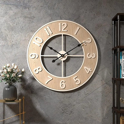Horloge Murale Bois
