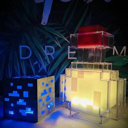 Lampe de Chevet Enfant Cube Lumineux & Potion LED