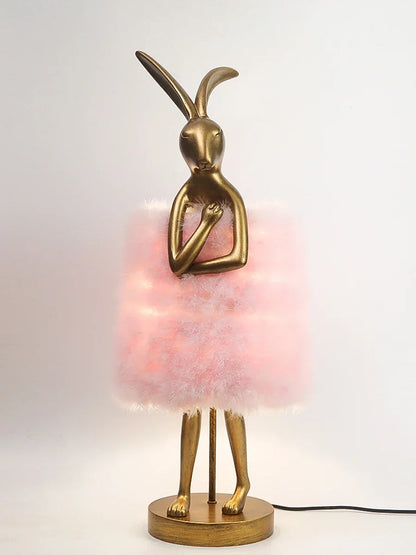 Lampe de Chevet Plume en Forme de Lapin