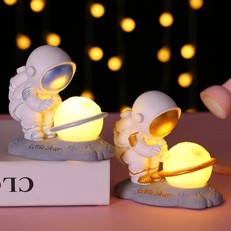 Lampe de chevet Astronaute Lune pour Enfants