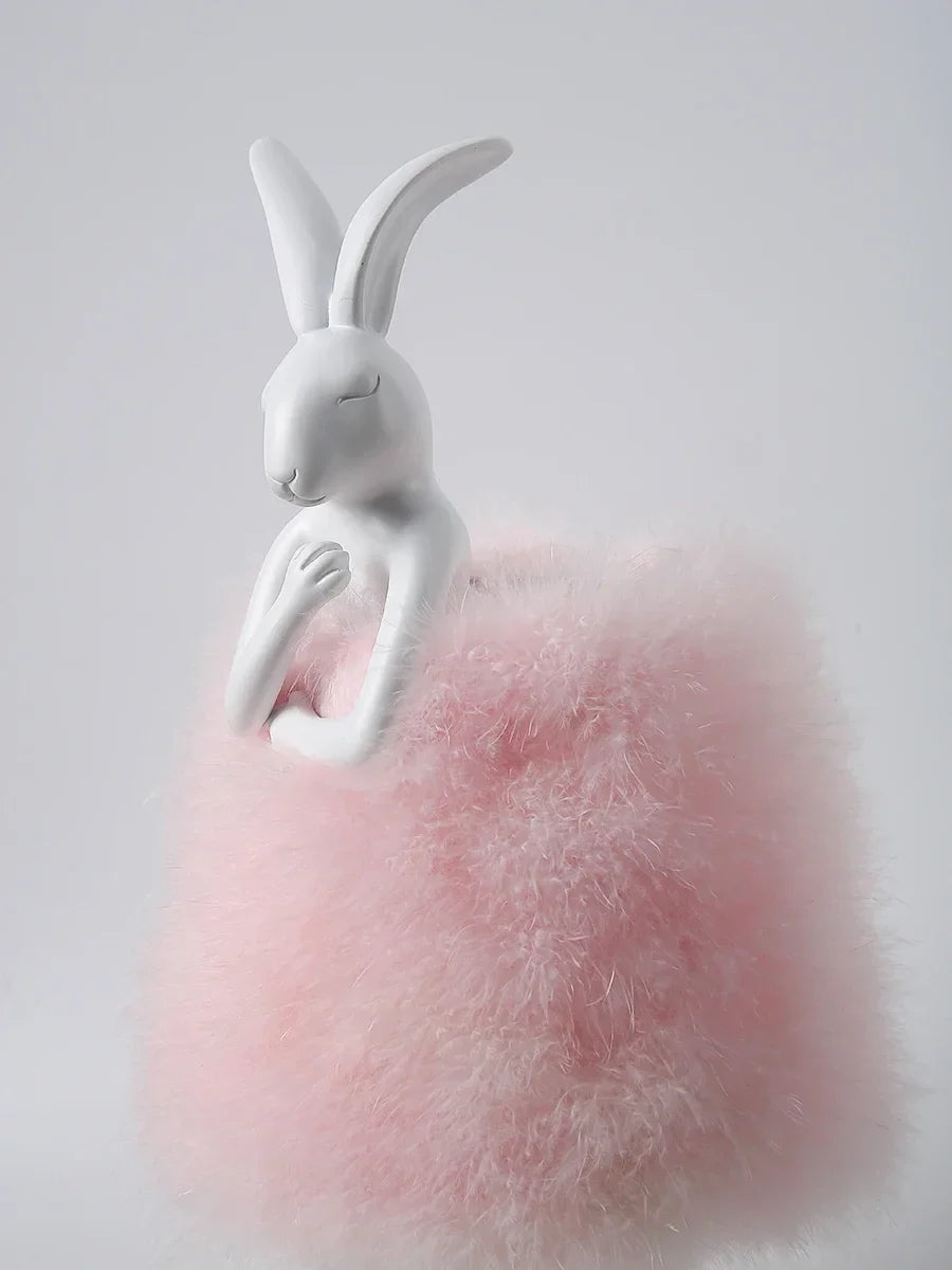 Lampe de Chevet Plume en Forme de Lapin