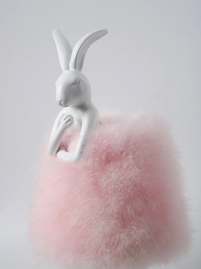 Lampe de Chevet Plume en Forme de Lapin
