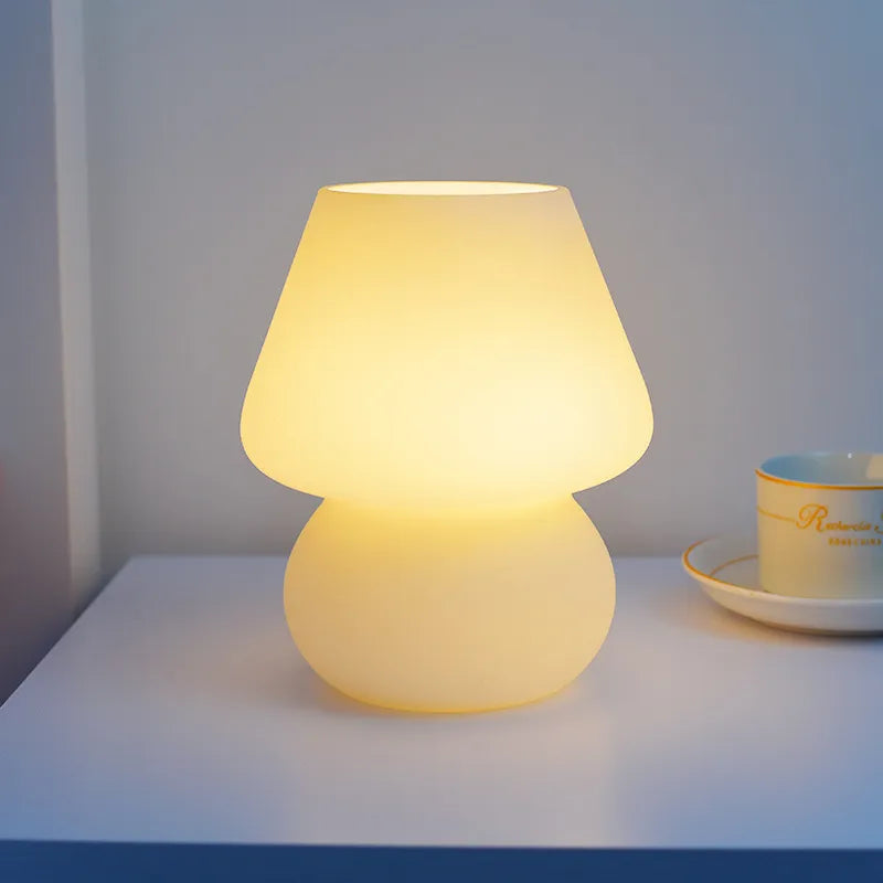 Lampe de chevet Vintage en Verre