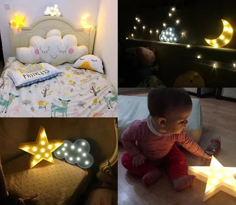 Lampe de chevet LED 3D Fantastique pour Enfants