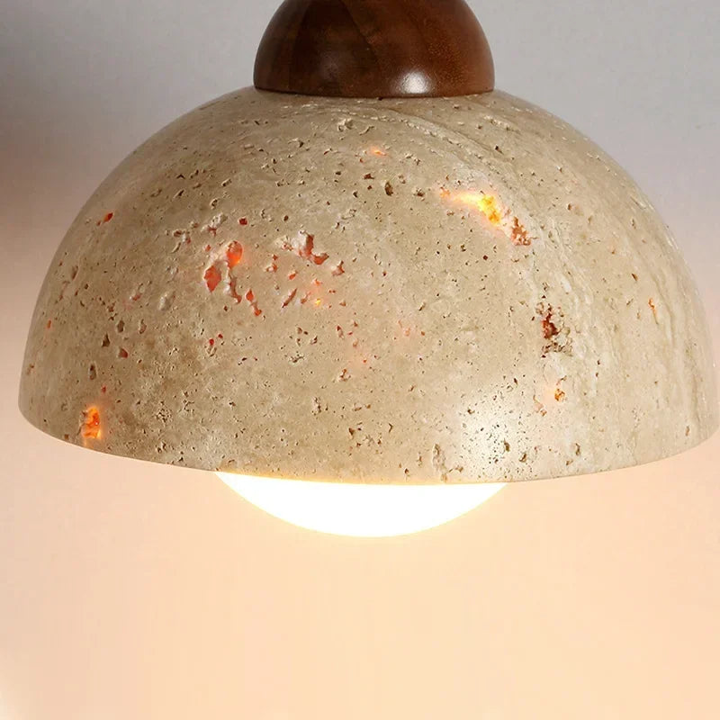 Lampe de Chevet Suspendue en Pierre Moderne