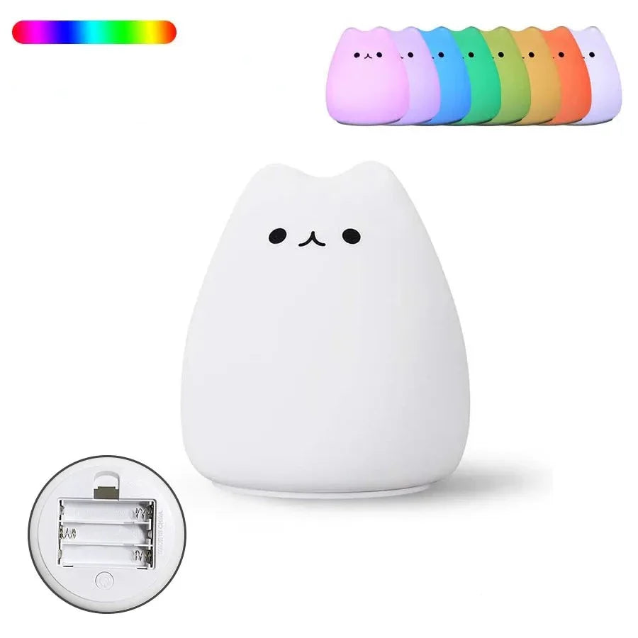 Lampe de chevet Chat Mignon - lampechevetdesign.com