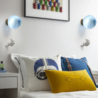 Lampe de chevet Murale Astronaute pour Enfant