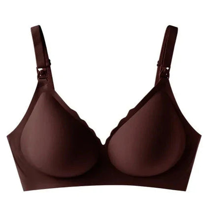 soutien-gorge marron sans armature triangle dos nu