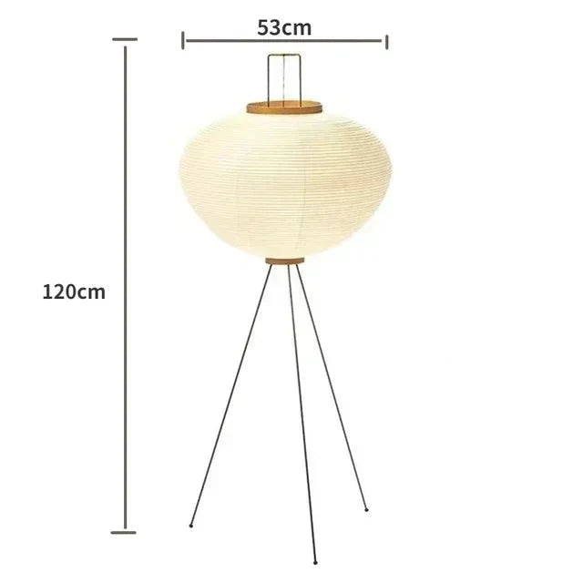 Lampe de Chevet Japonaise en Papier de Riz Akari