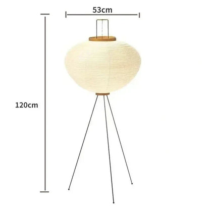 Lampe de Chevet Japonaise en Papier de Riz Akari
