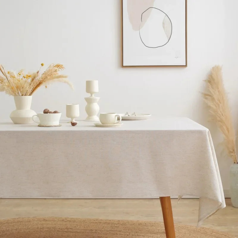 Nappe en Lin Beige