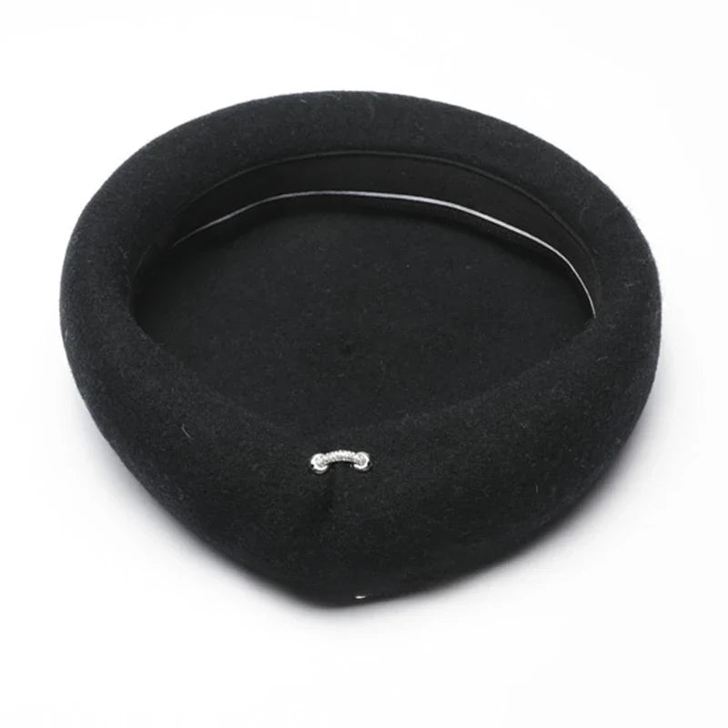 Béret Femme Raffiné avec Broche – Charme Parisien