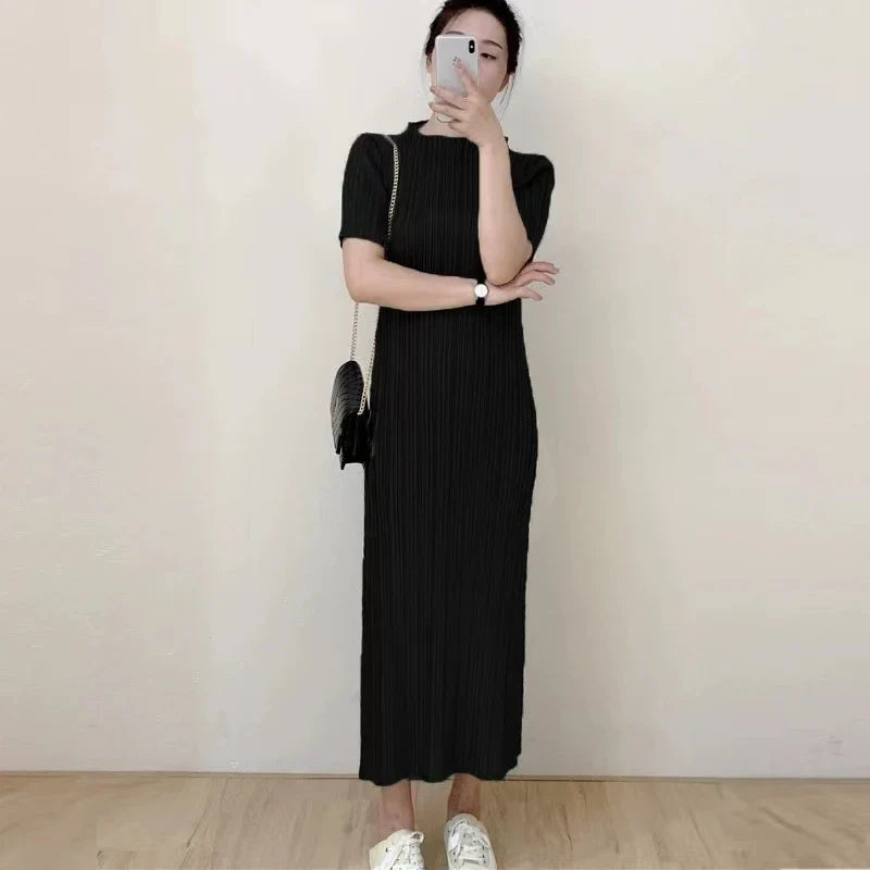 Robe plissée chic