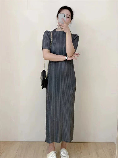 Robe plissée chic
