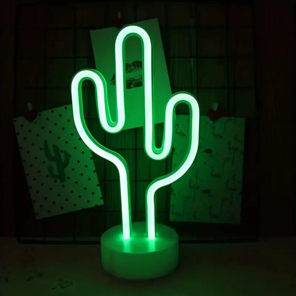 Lampe de Chevet Cactus Néon