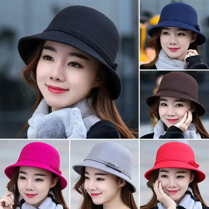 Chapeau Melon Cloche Femme - Ajustable