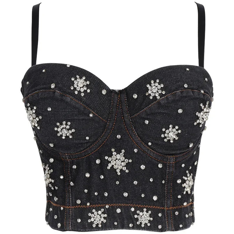 Crop tops femme luxe