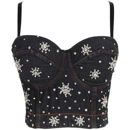 Crop tops femme luxe