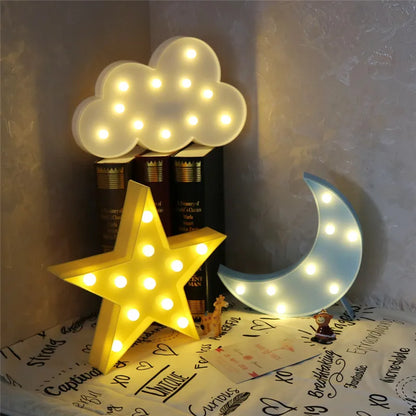 Lampe de chevet LED 3D Fantastique pour Enfants