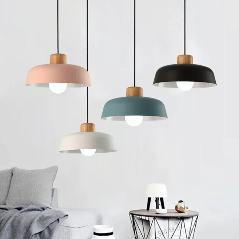Lampe de Chevet Lustre Suspendue Nordique Coloré
