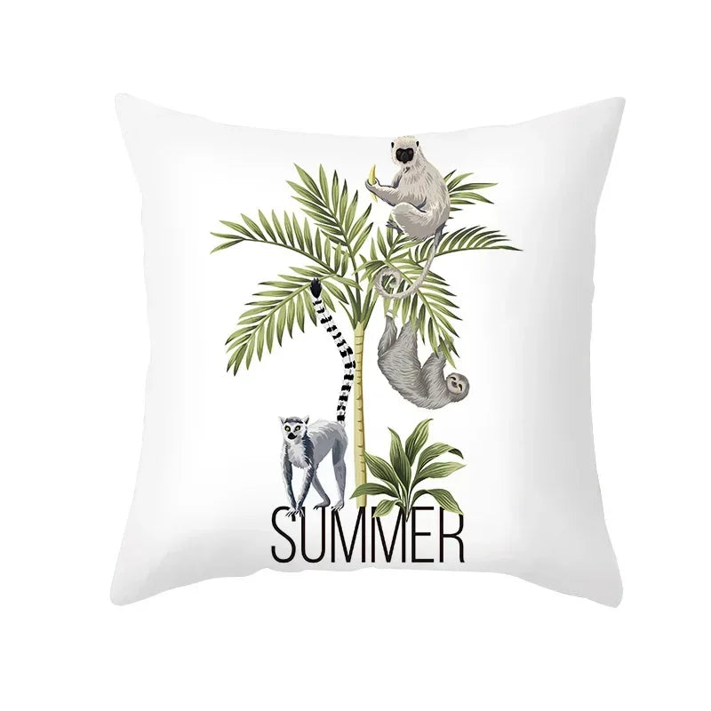 Coussin animaux forêt