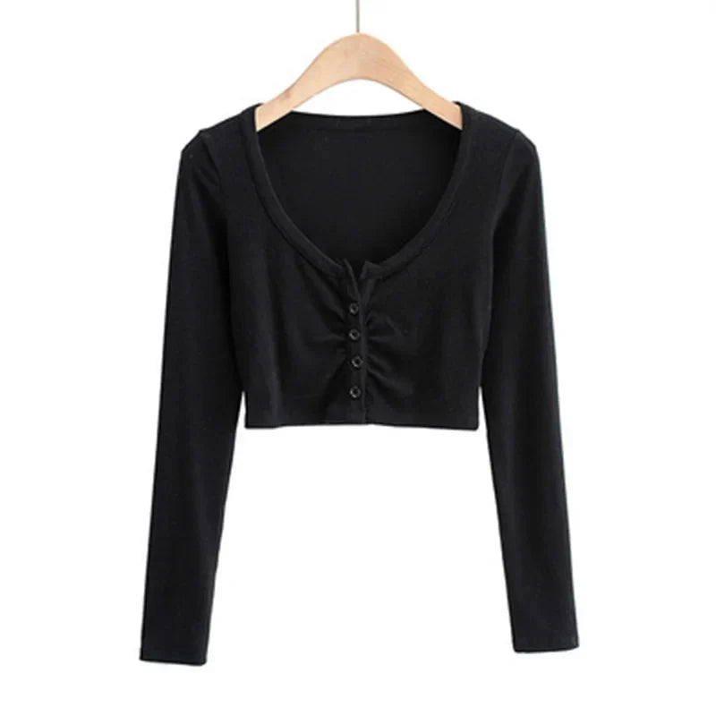 Bouton crop top