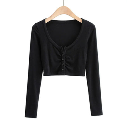 Bouton crop top