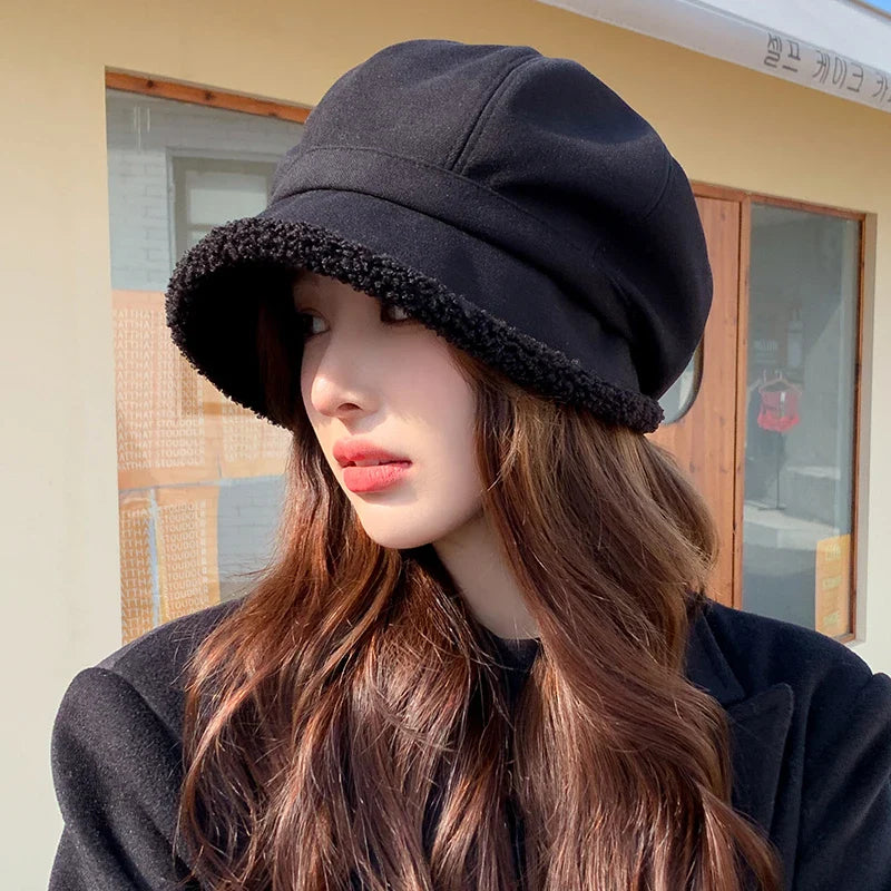 Béret d'Hiver Femme Molletonné
