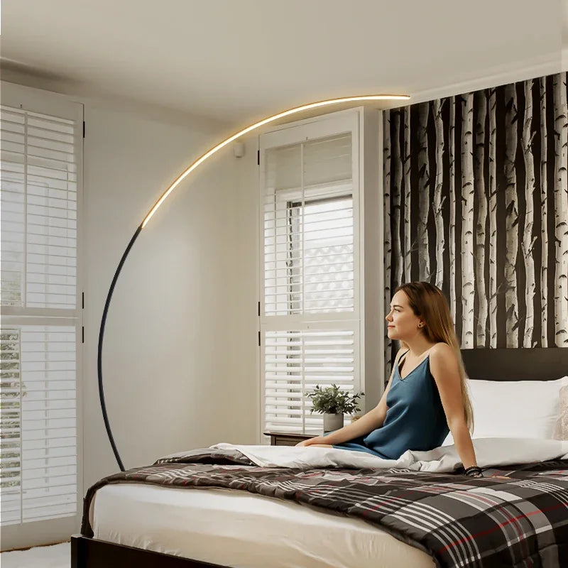 Lampe de Chevet Lampadaire Nordique d'Angle Luxueux
