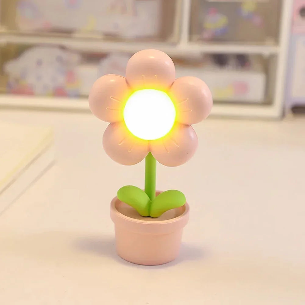 Lampe de Chevet Fleurs LED Mini