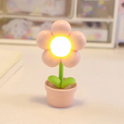 Lampe de Chevet Fleurs LED Mini