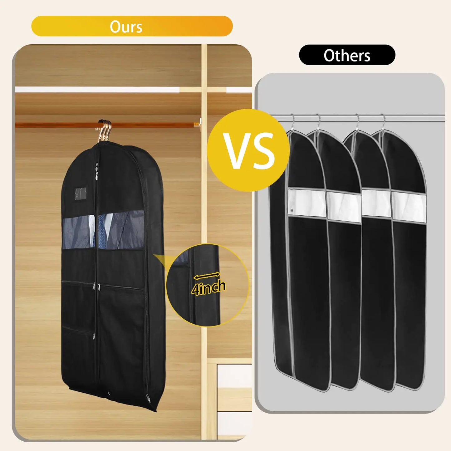 Housse pour vetement - DoubleZip-Suit™