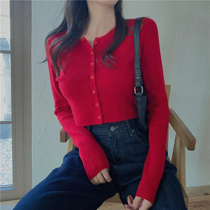 Cardigan crop top women