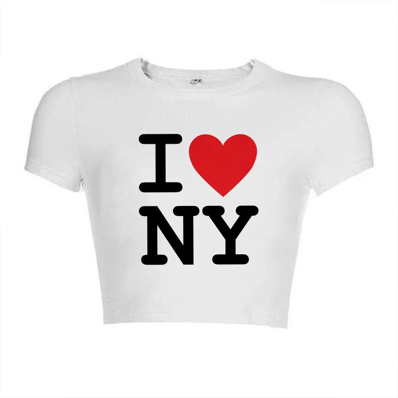 Crop top I love NY