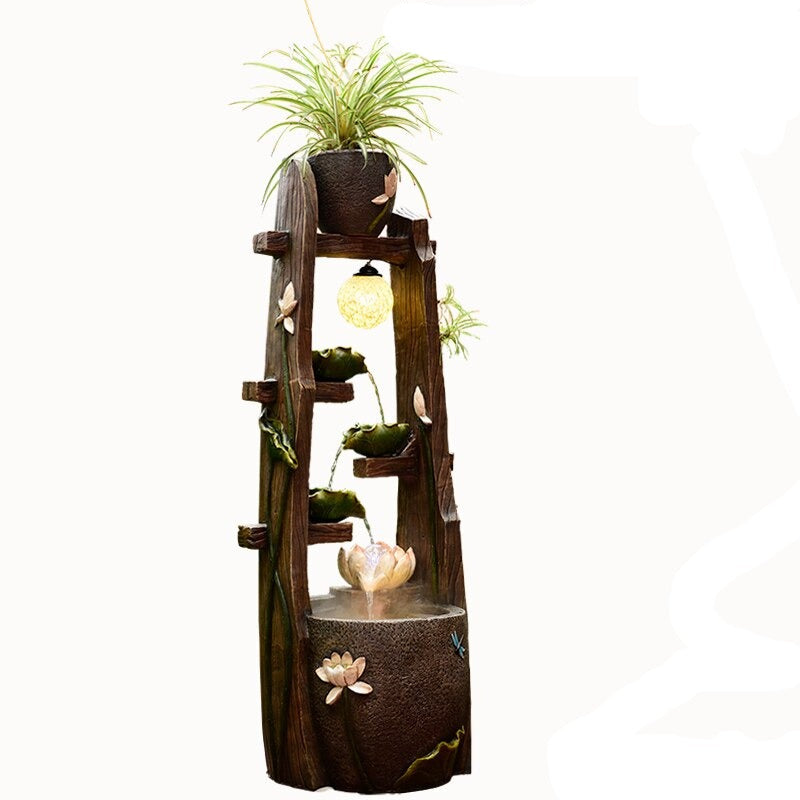Deco Fontaine Lumineuse Jungle